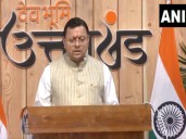 CM Dhami addresses foundation stone laying ceremony of roads