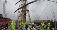 Tras el accidente en Nueva York, el buque Cuauhtémoc zarpa para pruebas en altamar
