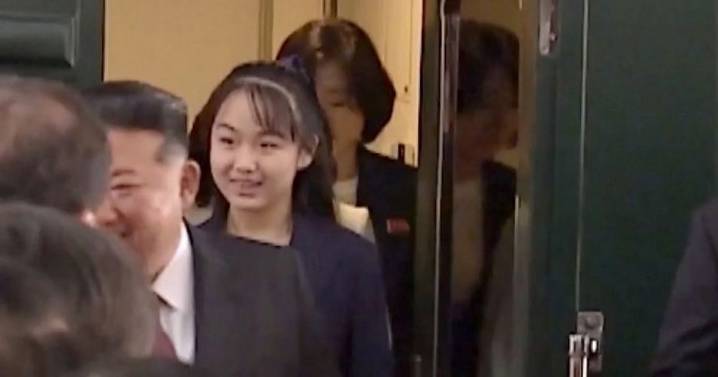 Kim Jong-un's daughter in shock appearance fuelling speculation about new leader