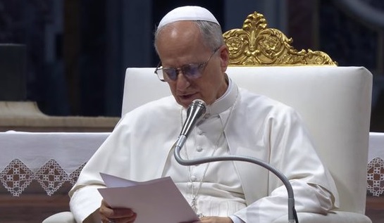 El papa pide «promover la paz siempre» en un mensaje a la comunidad judía e Roma