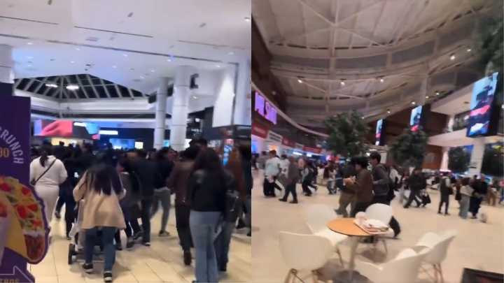 Jockey Plaza: Amago de incendio causó pánico en el patio de comidas (VIDEO)