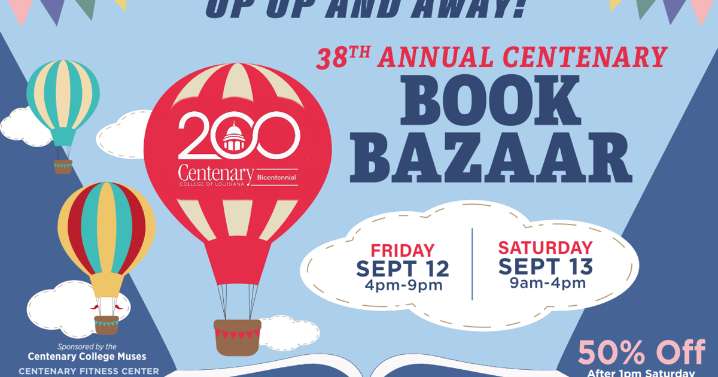 38th Centenary Book Bazaar is this weekend
