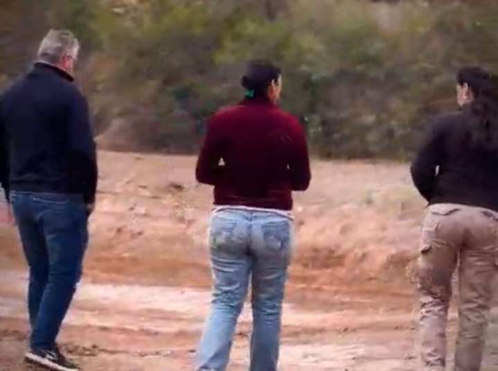 Castelli: Sander visitó a productores de zonas rurales donde intervinieron para cosechar agua y mejorar el suelo