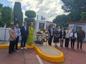 EN TEXCOCO SE RINDIÓ HOMENAJE A LOS NIÑOS HÉROES