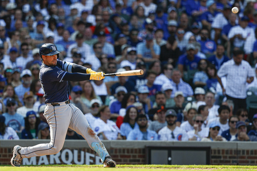 Nick Fortes conecta jonrón en la novena y los Rays vencen 5