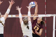 UMD volleyball takes down No. 8 Mustangs