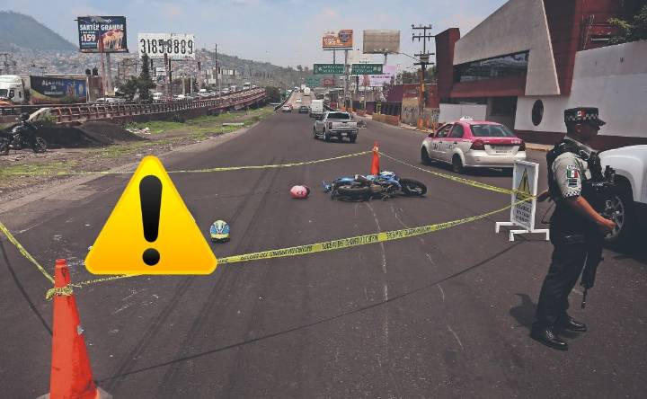 Un camión de carga embistió a la pareja en motocicleta; él sobrevivió y ella falleció