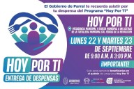 Anuncian en Parral entrega de despensas del programa “Hoy Por Ti”