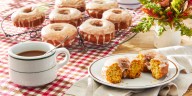 Honey-Glazed Pumpkin Donuts