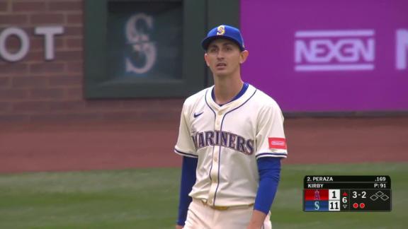 Raleigh matches Mantle, M's beat Angels, take sole possession of AL...