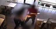Gang of thuggish teenage girls terrorise UK high street as chaos caught on CCTV