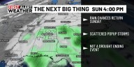 First Alert Weather: Cooler mornings by the end of the week; Scattered storms returning to the forecast Sunday