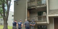 Minor damage to apartment balconies after fire at Lexington Hills in Peoria