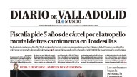 Portada de Diario de Valladolid del 7 de septiembre de 2025