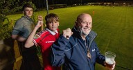 Football fan builds £5k stand in garden to watch team as rivals call him 'rich b******'