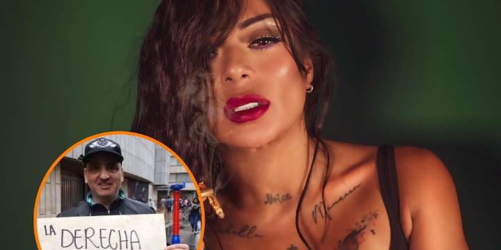 Marbelle se fue contra Robinson Díaz por vieja foto impulsando el paro nacional de 2019 apoyado por Gustavo Petro: “Le toca taparse la jeta”