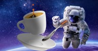 ‘¿No saben que también en el espacio se toma café?’
