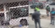 Bus del Metropolitano atropelló a transeúnte que cruzó irresponsablemente la vía exclusiva
