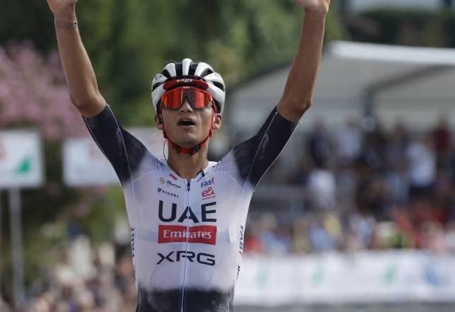 Isaac del Toro gana La Coppa Sabatini; completó el «hat