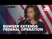 DC mayor issues order on federal law enforcement operation to tackle  crime and homelessness