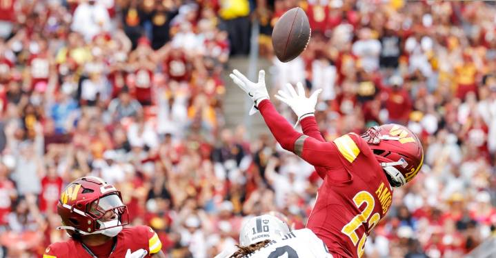 All aTwitter: 23-Sep-25 – Trey Amos vs Raiders: 18 cover snaps, 1 target, 1 PBU, 0 receptions, 0 yards