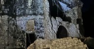 Strong earthquake in central Philippines damages building and sends people out of their homes