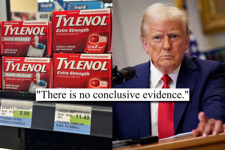 Health Canada fact-checks Trump's acetaminophen claims