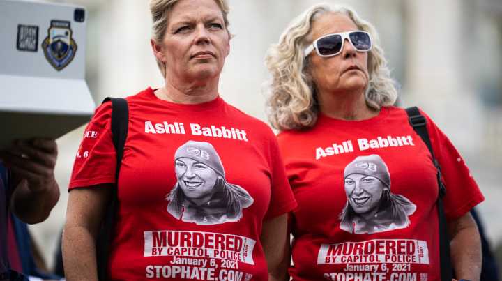 Military honors for Ashli Babbitt reignite Jan. 6 furor