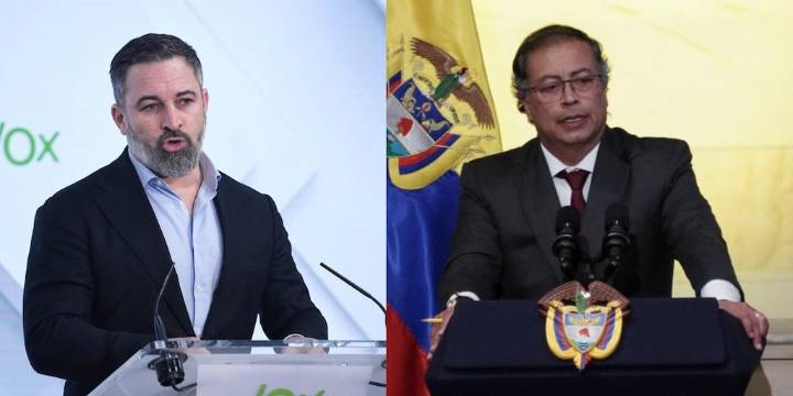 Santiago Abascal, líder de VOX, criticó al gobierno español por los homenajes a Petro en 2023 y prometió revocar “esos honores”
