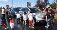 Photos: Car wash fund raiser on State Avenue Sunday