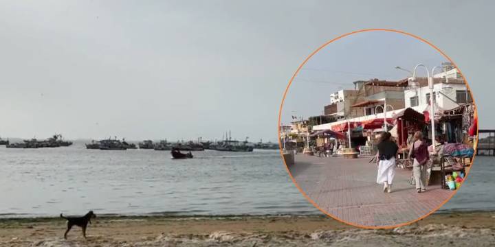 Fuertes vientos en Paracas obligaron al cierre de comercios y la suspensión de turismo y faenas pesqueras