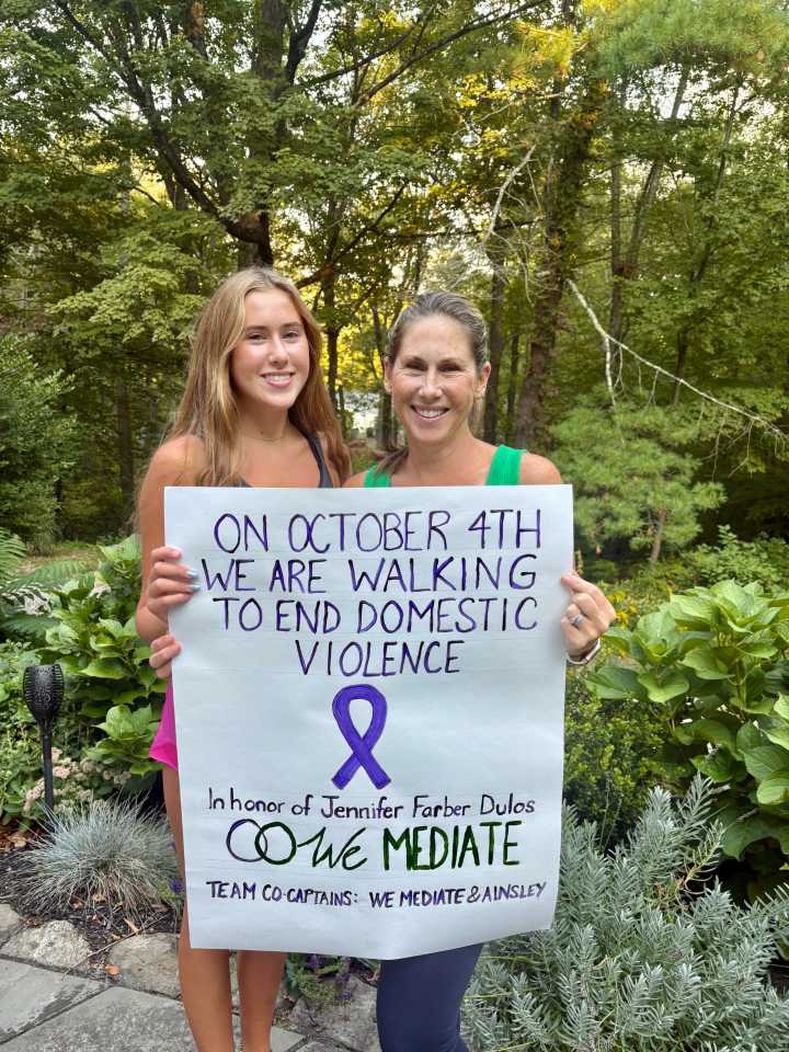 West Hartford Mother-Daughter Team Walking Together to End Domestic Violence