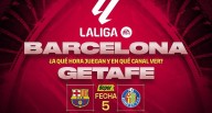 Barcelona vs. Getafe: fecha, horarios y canales de TV por LaLiga 2025