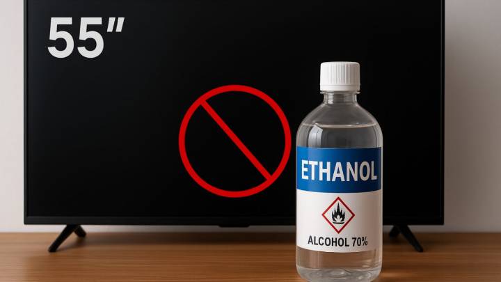 Adiós alcohol: cómo limpiar la pantalla del televisor con este barato ingrediente de cocina