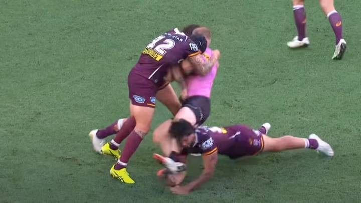 Brisbane prop Xavier Willison free to play in NRL grand final after cannonball tackle