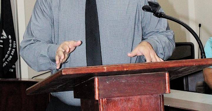 Danville Mayor Rickey Williams Jr. speaks out in defense of the police