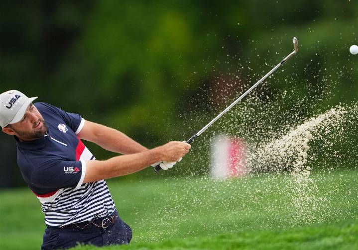 No. 1 Scottie Scheffler on the wrong end of another Ryder Cup blowout loss as US falls behind