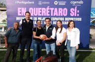 Entrega SEDESOQ rehabilitación de espacio deportivo en ‘La Negreta’