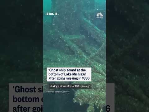 'Ghost ship' found at the bottom of Lake Michigan after going missing in 1886
