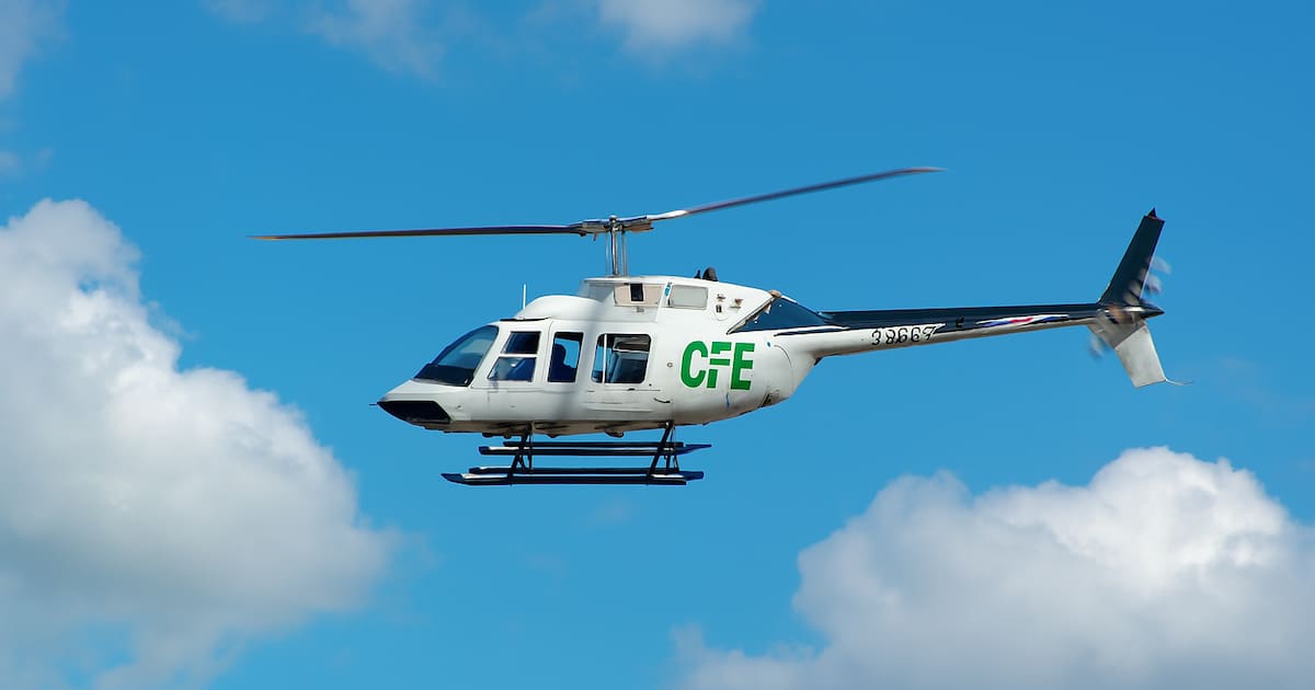 Desaparece helicóptero de la CFE en zona serrana de Jalisco: temen desplome cerca del cerro El Jabalí