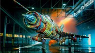 Make art, not war: Why an artist spent five years and used 35 million beads to transform a supersonic jet