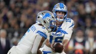 Jared Goff recalls his "shock" when the Bears let David Montgomery leave for the Lions