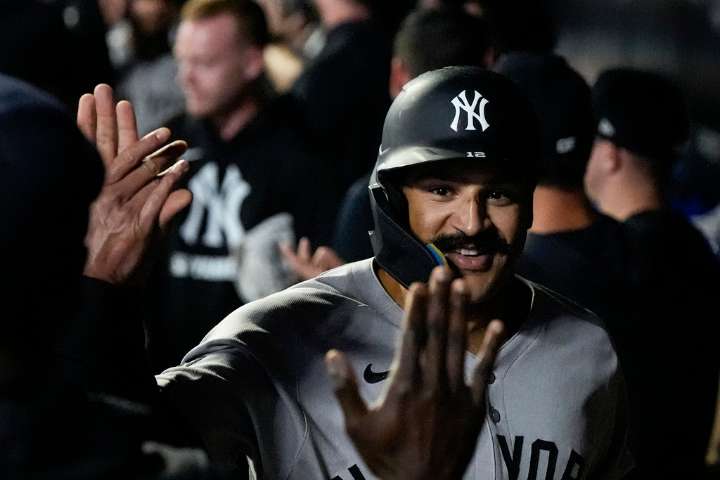 Trent Grisham slams 2 homers, Yankees score 10 runs again to beat Twins