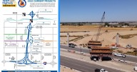 Highway 16 flyover lanes begin to take shape over I