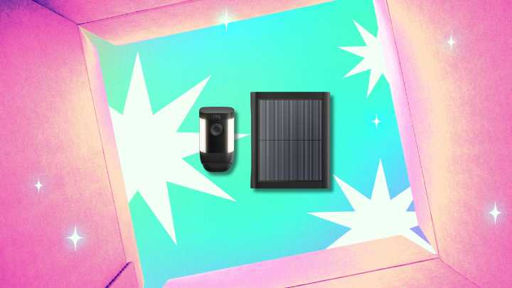 This Ring Spotlight Camera With Solar Panel Is at Its Lowest Price Ever Right Now