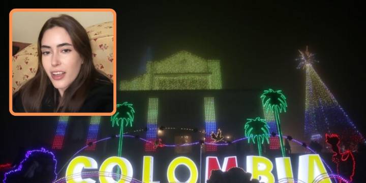 Española quedó impactada al saber que en Colombia “desde septiembre se siente que viene diciembre”