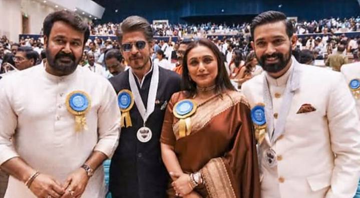 SRK, Vikrant receive Best Actor award; Dadasaheb Phalke Award to Mohanlal