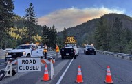 Blewett Pass in Central WA closed due to Labor Mountain Fire
