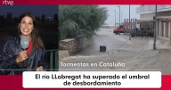 El río Llobregat acumula 747 metros cúbicos por segundo y supera su umbral de peligro