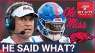 EXPLOSIVE: Lane Kiffin KNOWS Arkansas provides MASSIVE test for Ole Miss